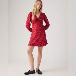 LEVI’S DELRAY LONG SLEEVE MINI DRESS size S